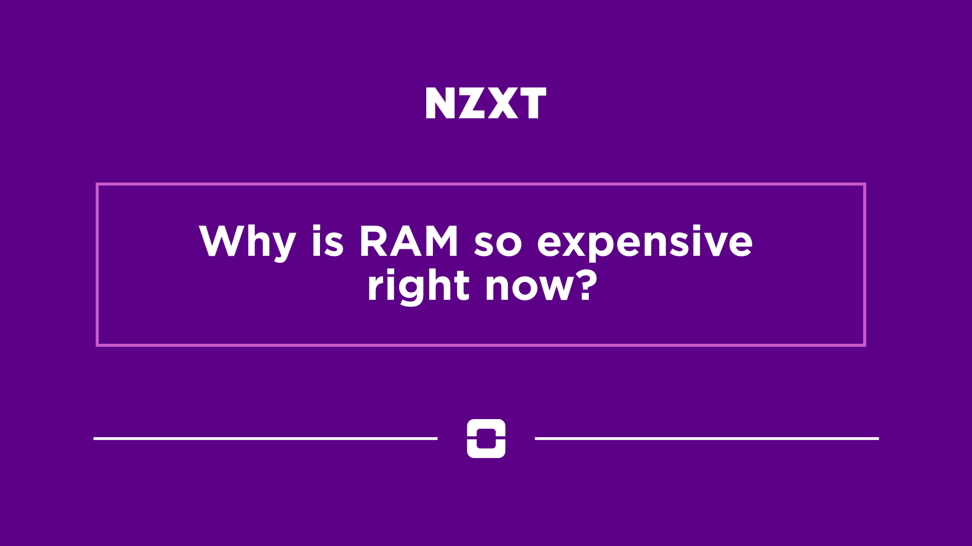 Why is RAM so expensive