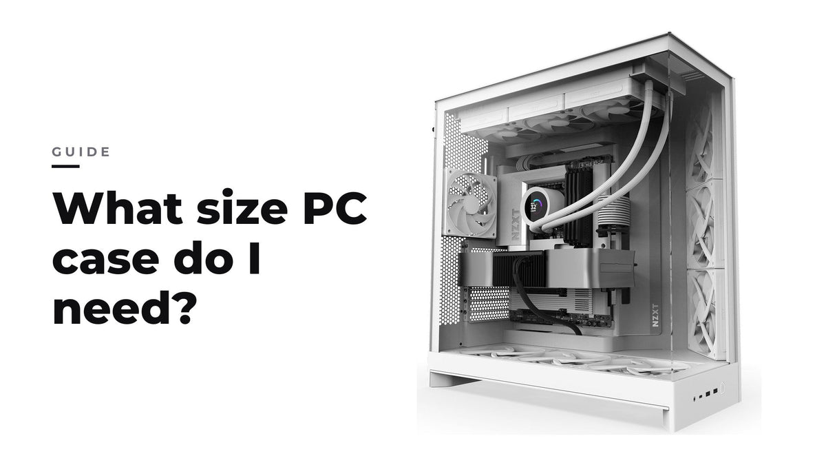 What size PC case do I need? NZXT H9 Flow build in white