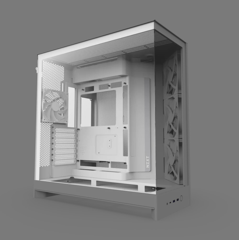 H9 Flow Series (2025) Left Tempered Glass Panel