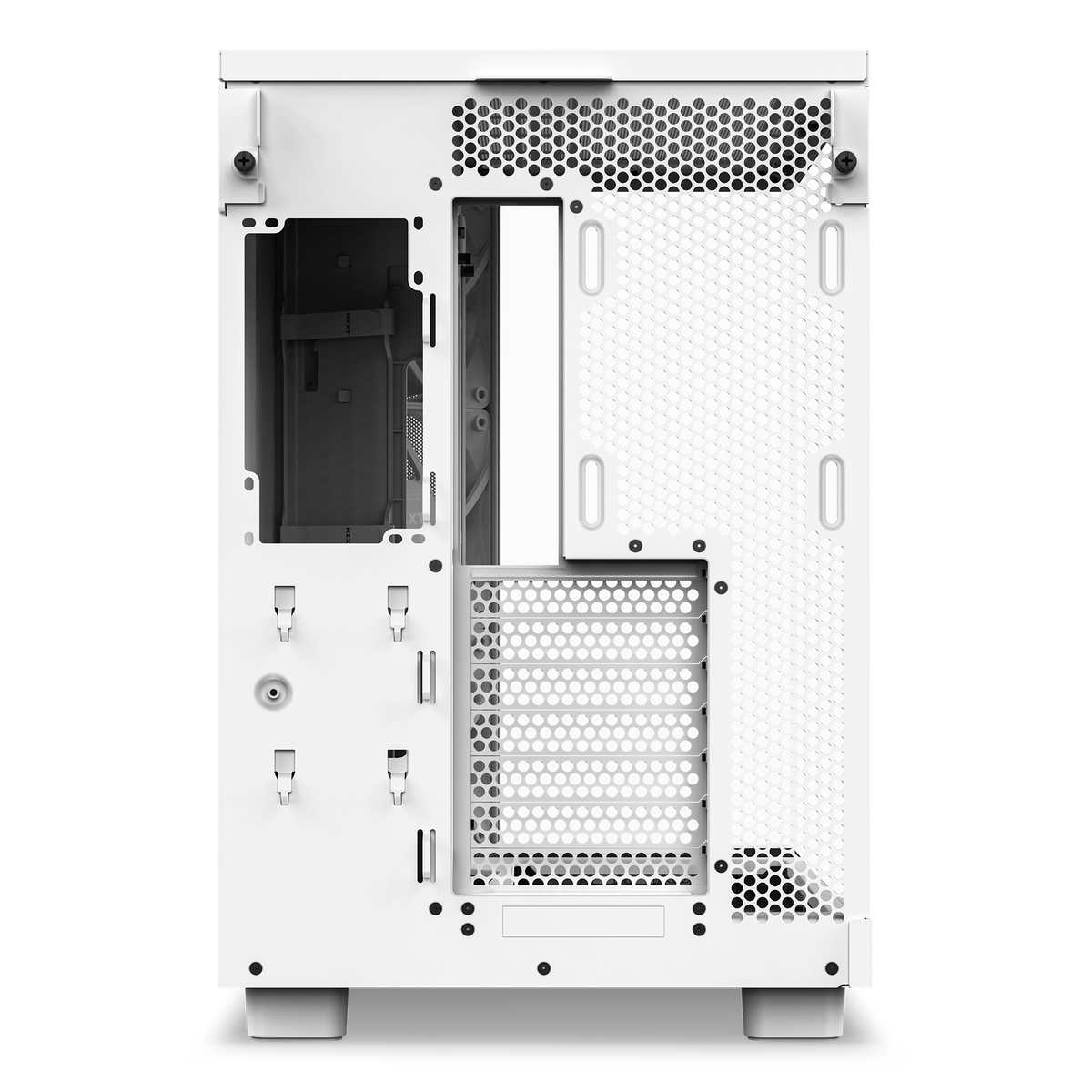 NZXT H6 Flow RGB white, rear view