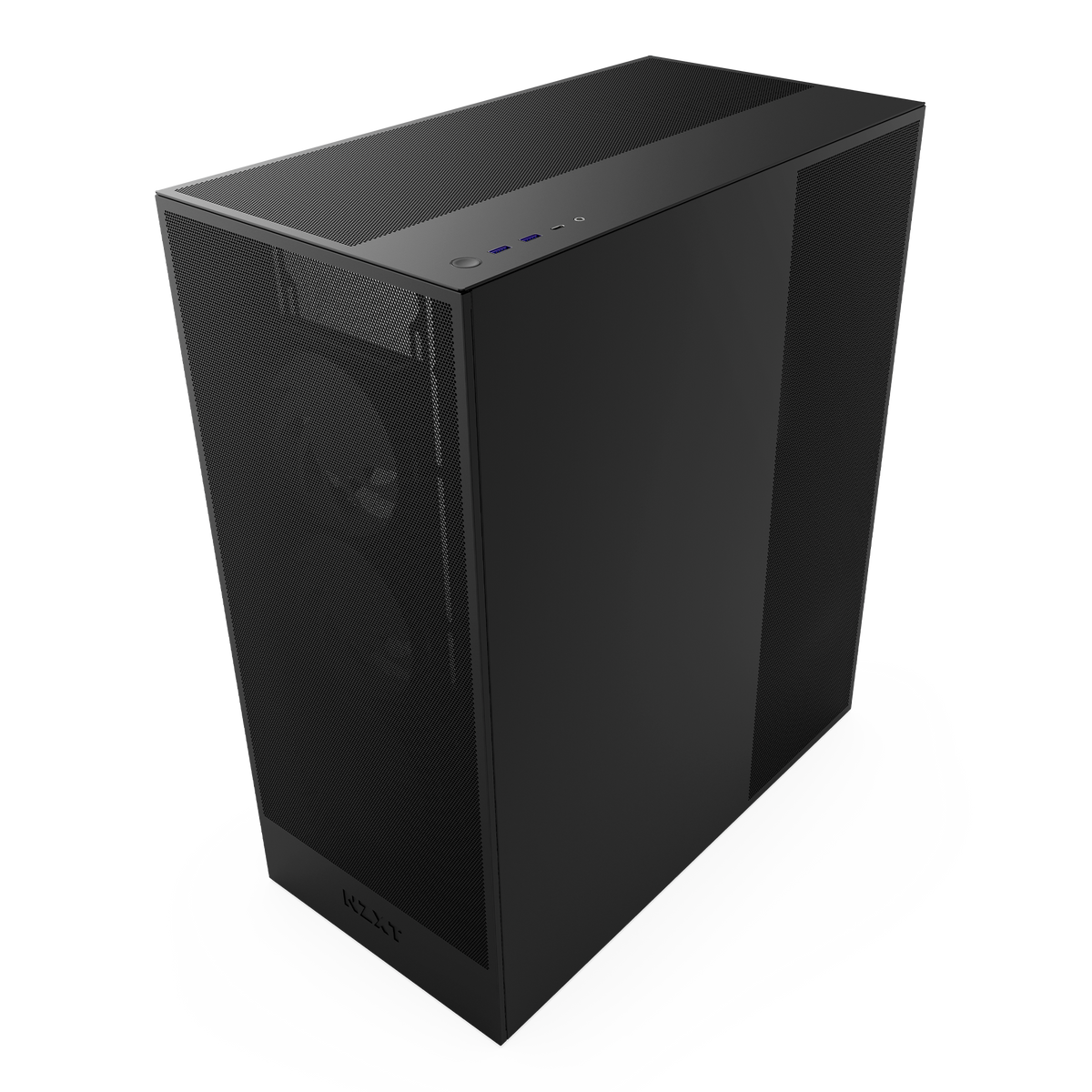 NZXT H7 Flow RGB black, top-down angled view