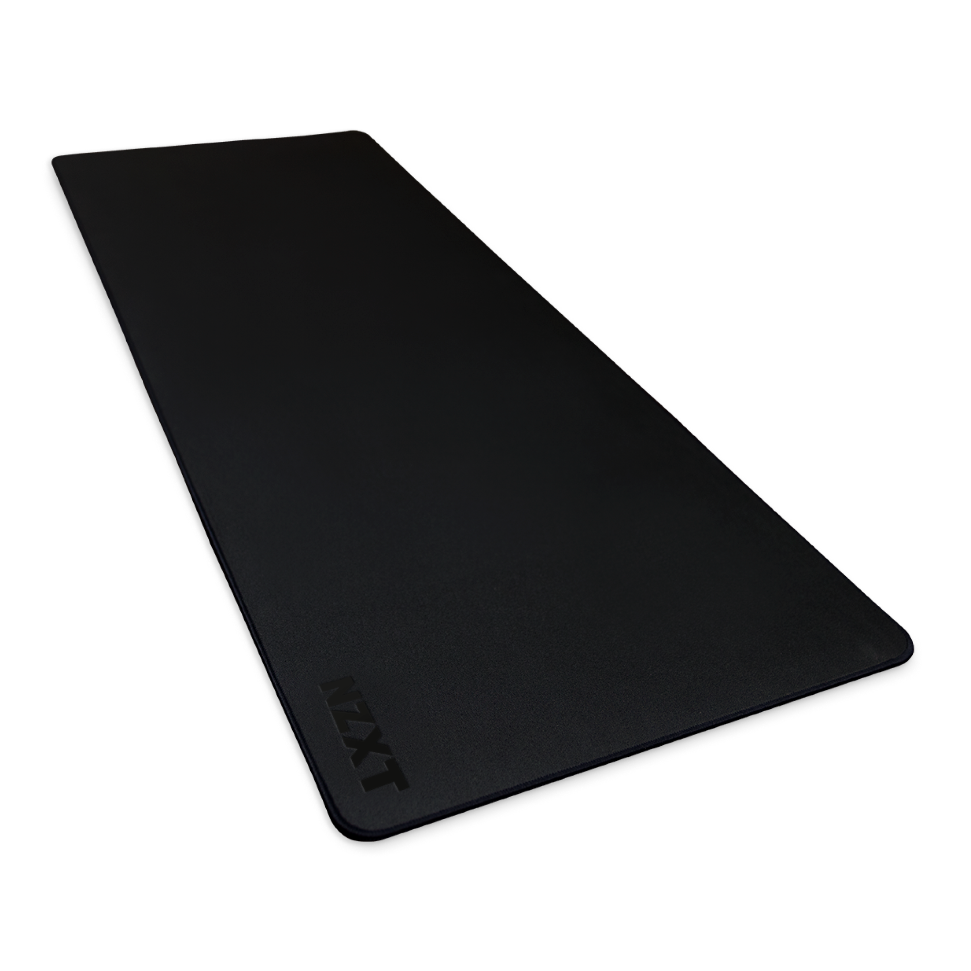The NZXT MXL900 is a large rectangular mouse pad with a low-friction surface, rounded edges, and the NZXT logo at the bottom left, shown on a white background.