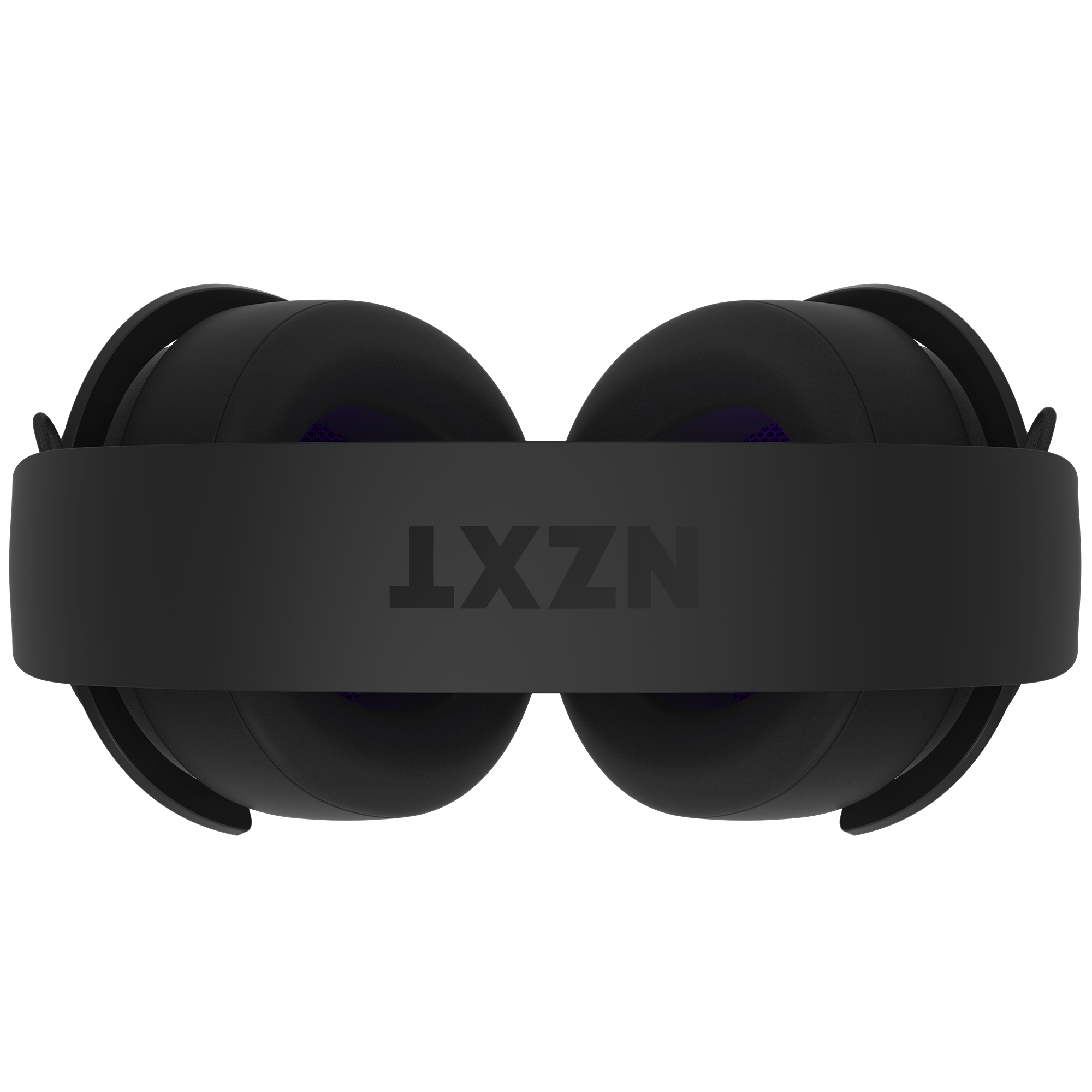 The NZXT Relay Headset is a black over-ear gaming headset with the NZXT logo on the headband. Its large, round ear cups provide immersive 3D spatial audio, making it ideal for gamers.