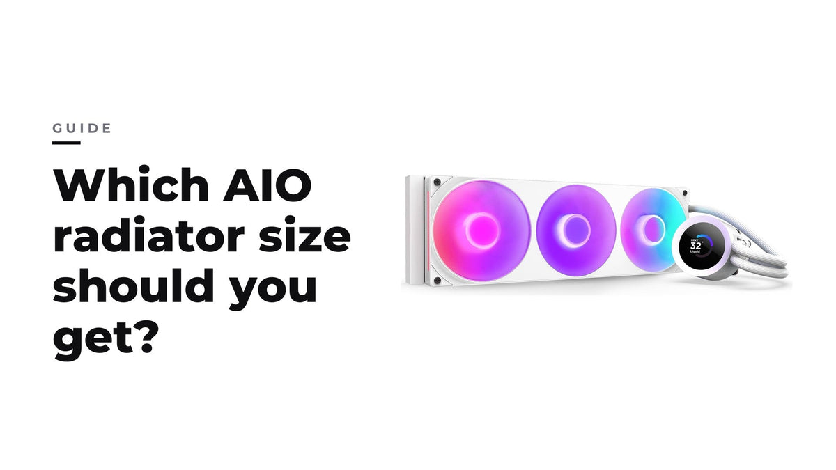 Which AIO radiator size should you get? NZXT Kraken Plus 360 RGB in white