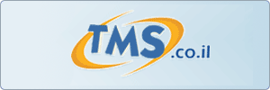 Logo for TMS.co.il featuring the letters TMS in bold blue font with orange swooshes around them and .co.il in smaller blue text on a light background.
