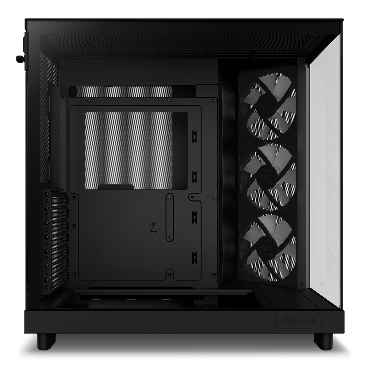NZXT H6 Flow RGB black, interior layout